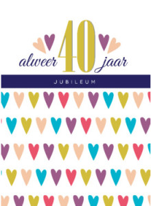 jubileumkaart 40 jaar